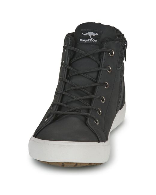 Kangaroos Black Shoes (high-top Trainers) Kavu I