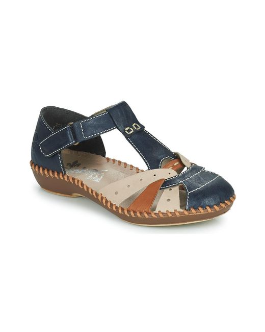 Rieker Blue Sandals