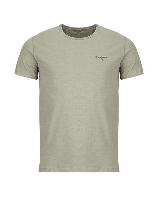 Pepe Jeans Green T Shirt Original Basic 3n for men