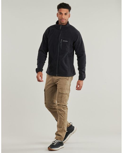 Columbia Black Fleece Jacket Fast Trek Ii Full Zip Fleece for men