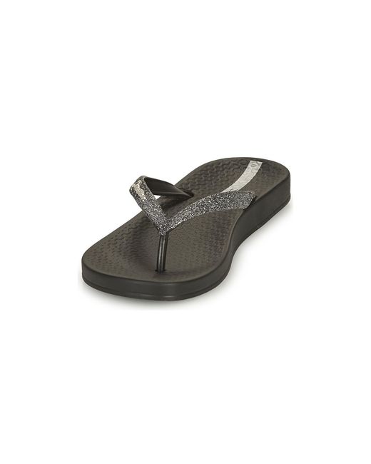 Ipanema Black Anat Lolita Fem Flip Flops / Sandals (shoes)