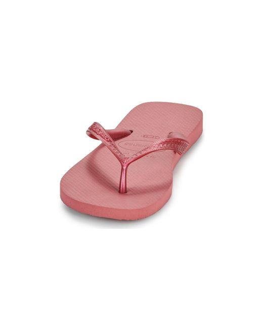 Havaianas Pink Flip Flops / Sandals (shoes) Top Tiras Senses