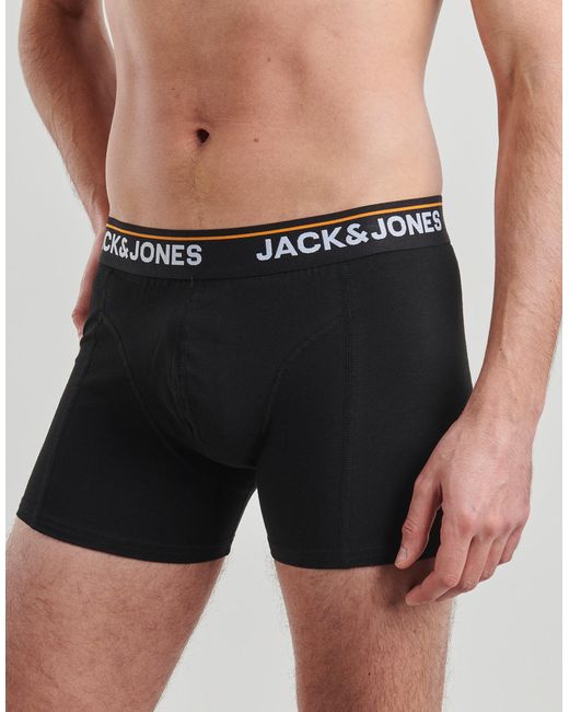 Jack & Jones Blue Boxer Shorts Jactheodore Solid Trunks X5 for men