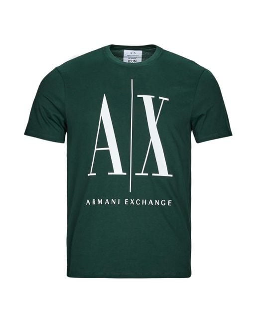Armani Exchange Green T Shirt 8nztpa for men