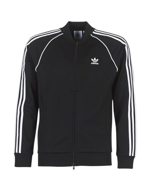 Adidas Black Sst Tt Tracksuit Jacket for men