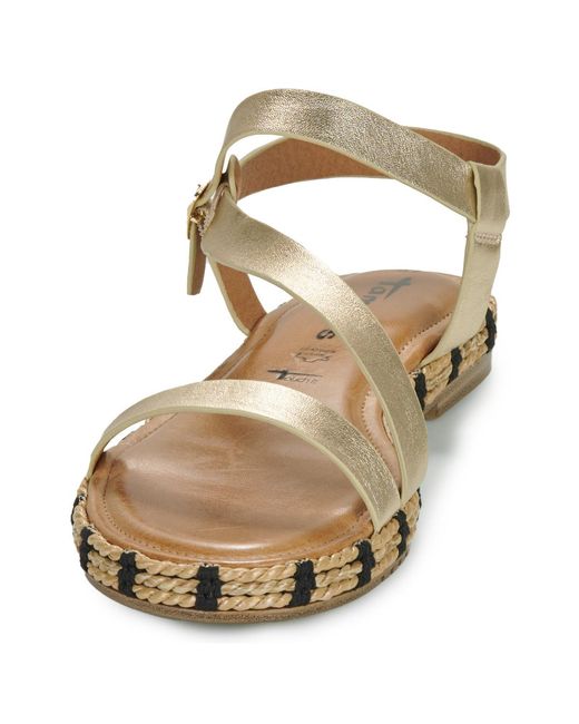 Tamaris Metallic Flat Sandals 28131-940