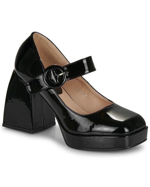 Moony Mood Black Heels Celene