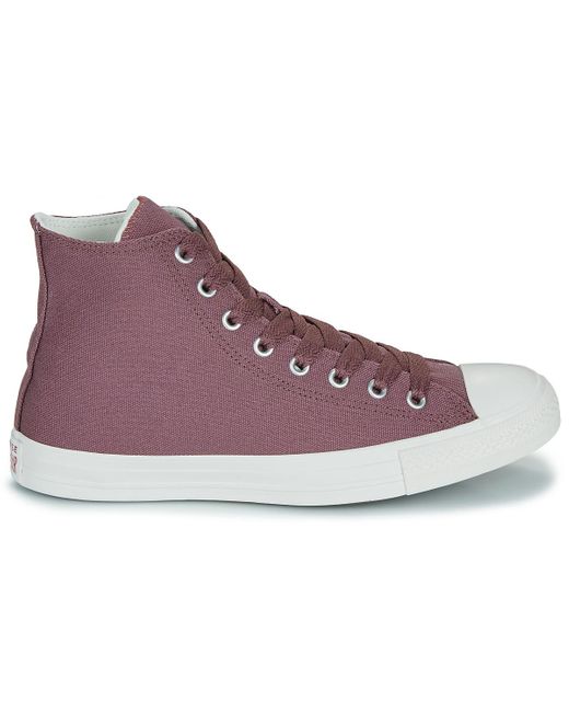 Converse Purple Shoes (high-top Trainers) Chuck Taylor All Star Heavy Canvas for men
