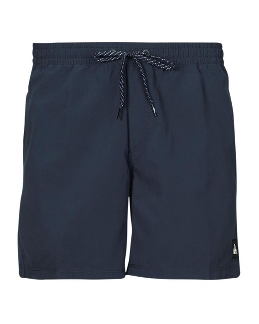 Quiksilver Blue Trunks / Swim Shorts Everyday Solid Volley 15 for men