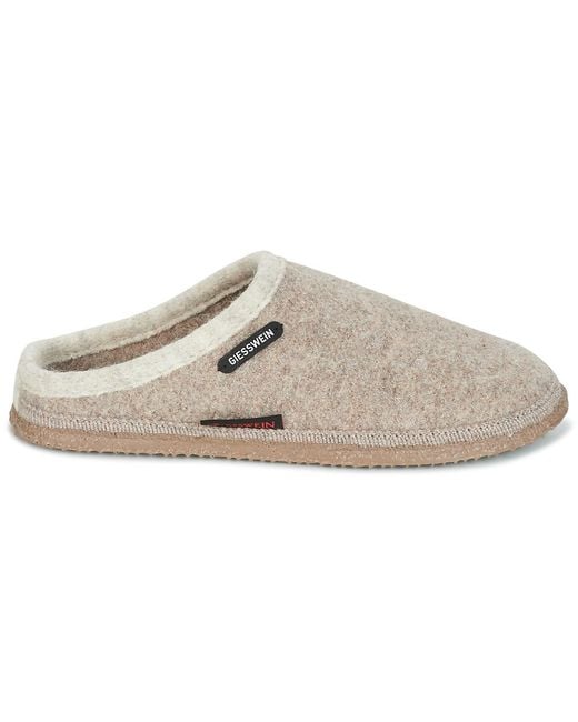 Giesswein Gray Dannheim Women's Slippers In Beige