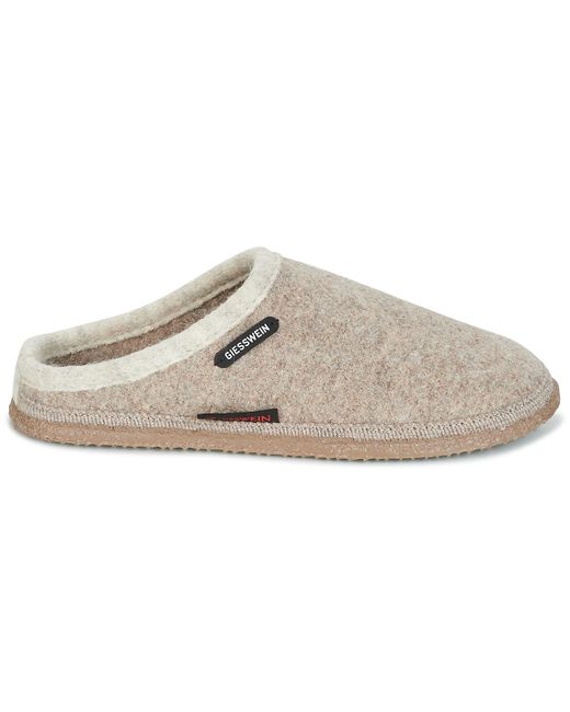 Giesswein Gray Dannheim Women's Slippers In Beige