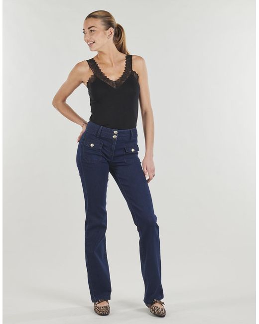 Morgan Blue Bootcut Jeans Polen1