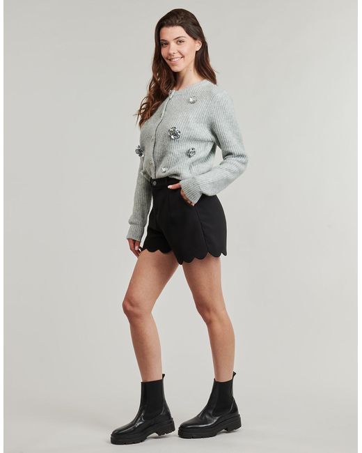 Moony Mood Gray Cardigans Ellia