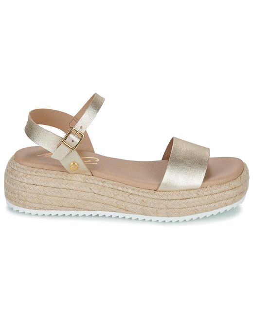 Betty London Metallic Espadrilles / Casual Shoes Luciana