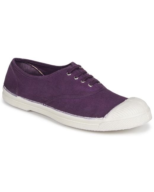 Bensimon Purple Shoes (trainers) Tennis Lacet