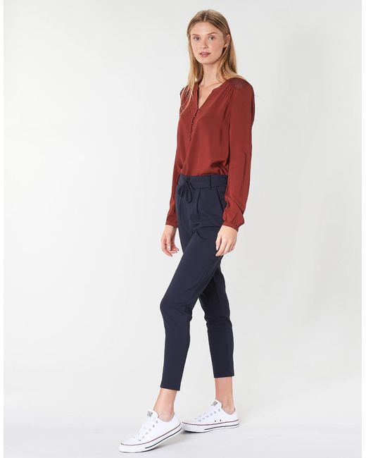 ONLY Blue Onlpoptrash Trousers