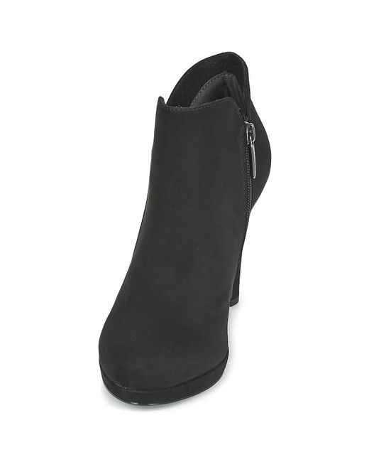 Tamaris Black Lycoris Low Ankle Boots