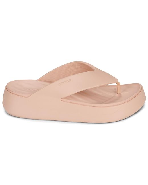 CROCSTM Pink Flip Flops / Sandals (shoes) Getaway Platform Flip