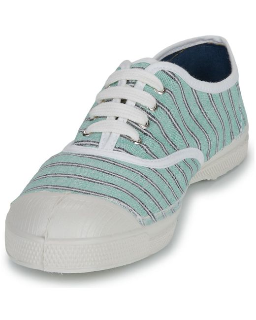 Bensimon White Shoes (trainers) Rayures