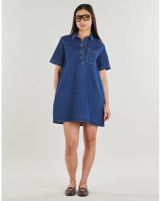 JJXX Blue Dress Jxamara Sille Ss Short