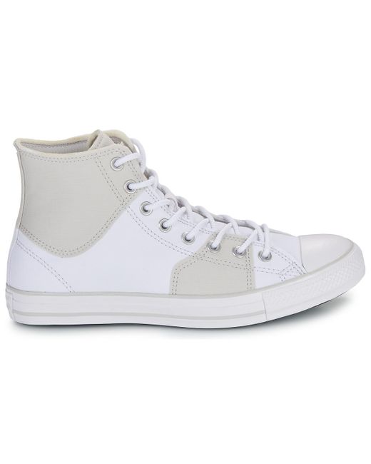 Converse White Shoes (high-top Trainers) Chuck Taylor All Star Court for men