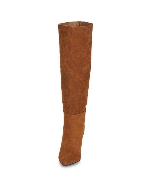 Moony Mood Brown Heeled Boots New08