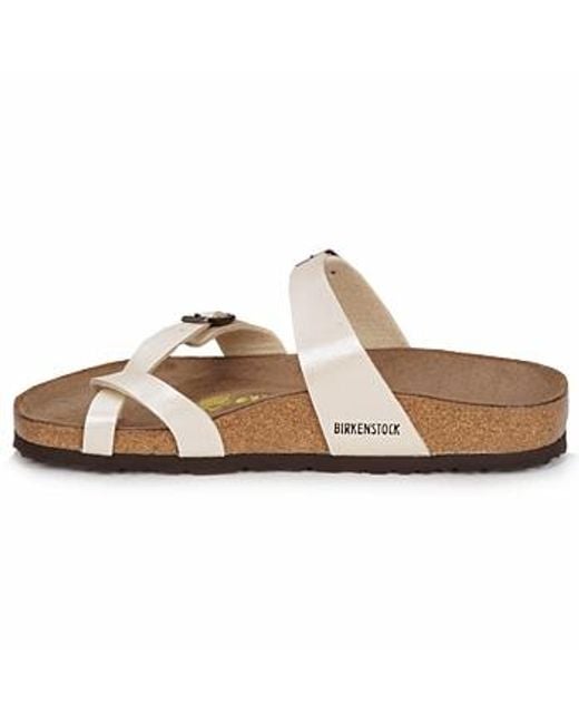 Birkenstock Brown Flip Flops / Sandals (shoes) Mayari