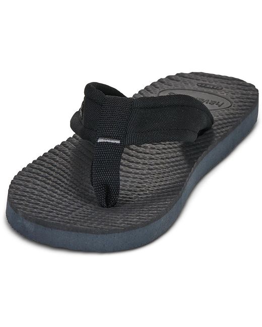 Havaianas Black Flip Flops / Sandals (shoes) Surfer Coast for men