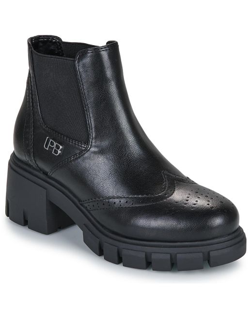 Les Petites Bombes Black Mid Boots Jada