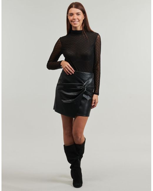 Vero Moda Black Short Skirts Vmgawn Mw Pu Short