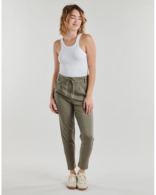 ONLY Green Trousers Onlpoptrash