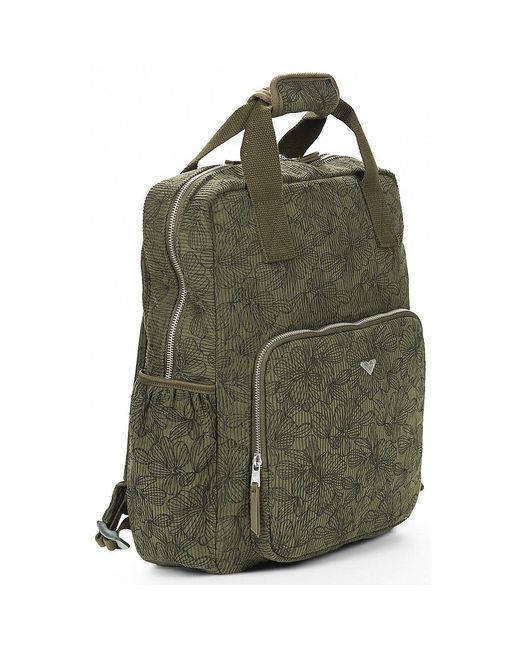 Roxy Green Backpack Wave Whisper Printed Backpack