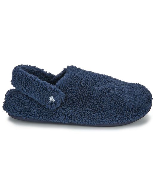 CROCSTM Blue Flip Flops Classic Cozzzy Slipper