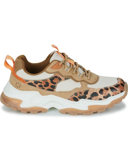 Refresh Metallic Shoes (trainers) 173104-camel