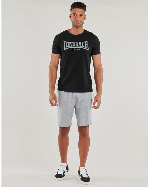 Lonsdale Black Tracksuits Moy for men