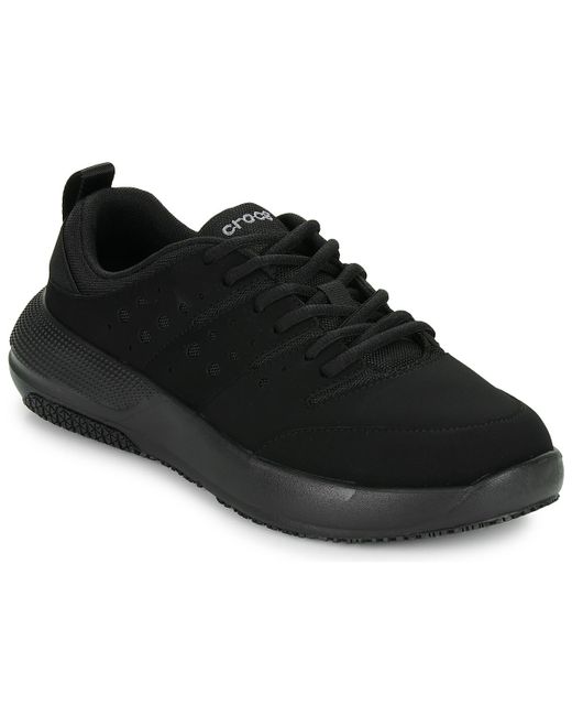 CROCSTM Black Shoes (trainers) On The Clock Work Sneaker M for men