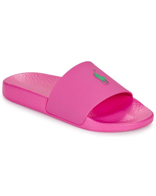 Polo Ralph Lauren Pink Tap-dancing Polo Slide