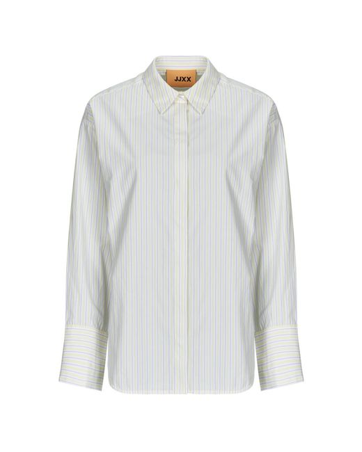 JJXX White Shirt Jxcaro Poplin Ls Rlx Shirt