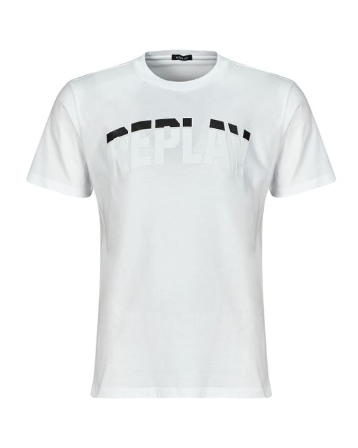 Replay White T Shirt M6762-000-23608p for men