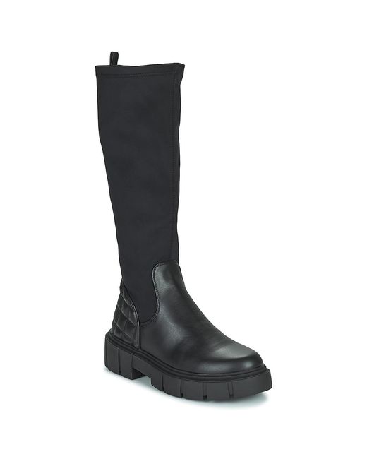 MTNG Black Flat Boots 50190-c51975