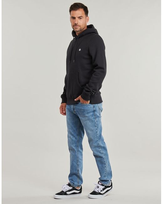 Element Blue Hoodies Icon Embroidery Po for men