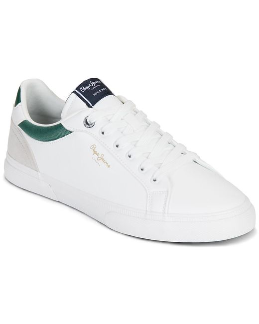 Pepe Jeans White Shoes (trainers) Kenton Court M for men