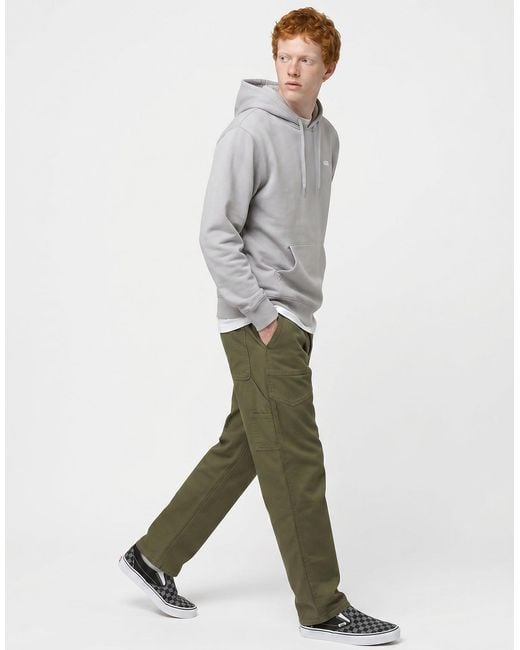 Vans Gray Hoodies Left Chest Pullover for men