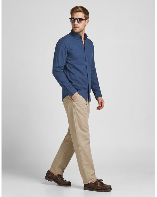 Tommy Hilfiger Blue Kantermi Long Sleeved Shirt for men