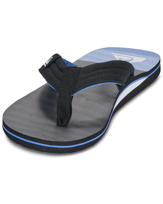 Quiksilver Blue Flip Flops / Sandals (shoes) Molokai Layback 26 for men