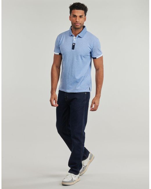 Yurban Blue Polo Shirt Achird for men