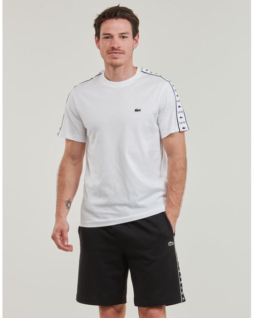 Lacoste White T Shirt Th7404 for men