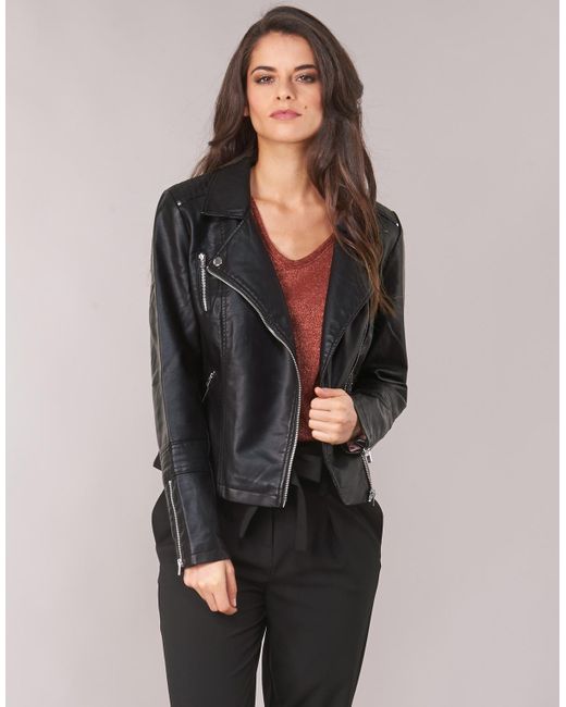 ONLY Black Onlgemma Leather Jacket