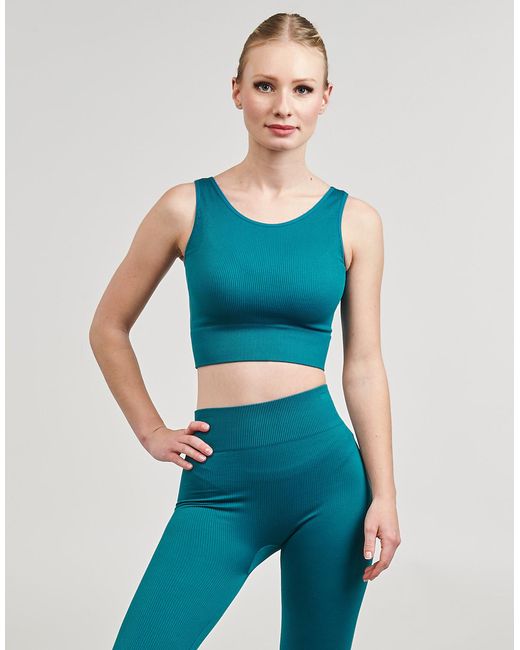 Only Play Blue Sport Bras Onpjaia