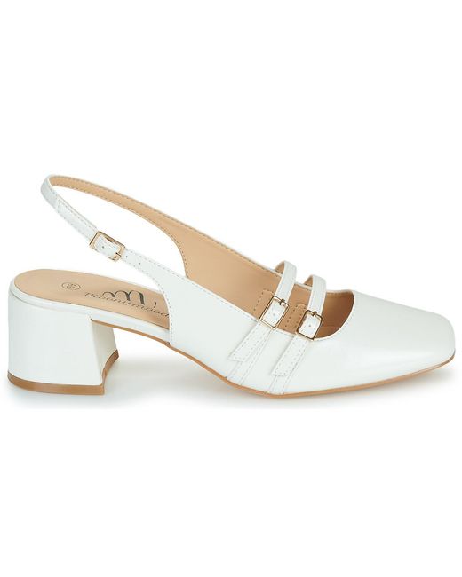 Moony Mood White Heels Estele